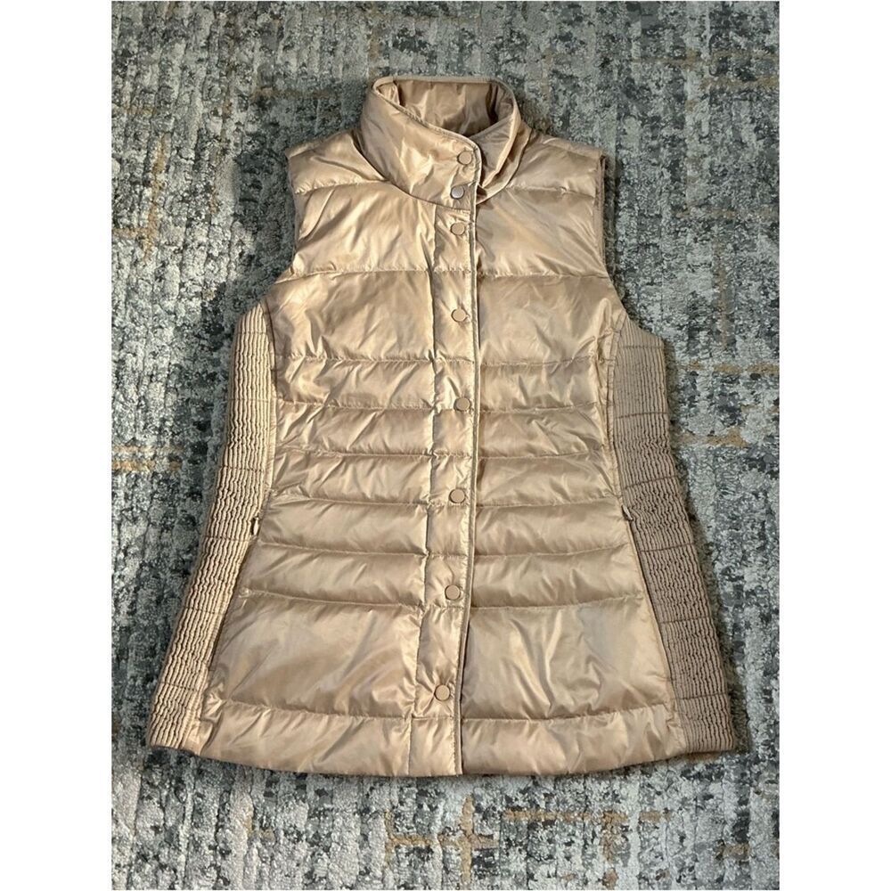 J. Jill Quilted Down Puffer Vest! EUC! SIZE S